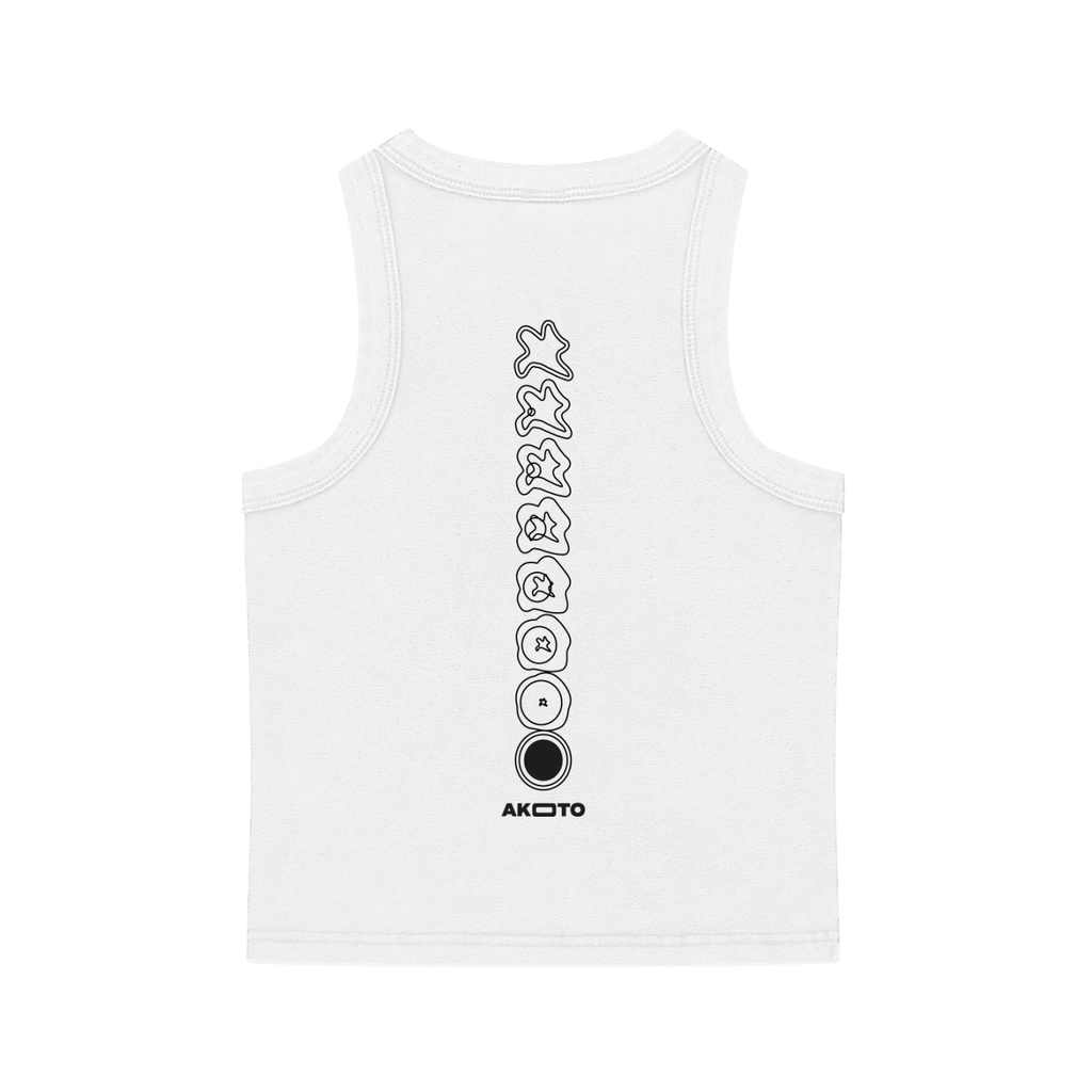 Racer Crop Tank [WHT]