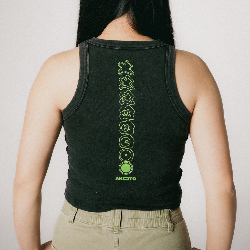 Racer Crop Tank [BLK]