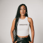 Racer Crop Tank [WHT]