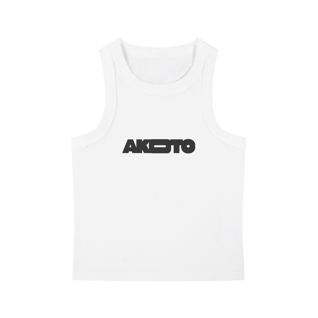 Racer Crop Tank [WHT]